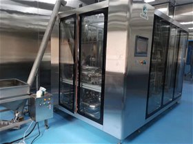 浙江某制药公司-江苏万创灭菌科技-高温蒸汽瞬时粉末灭菌设备安装现场！