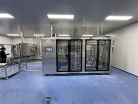 甘肃某制药公司-江苏万创灭菌科技-高温蒸汽瞬时粉末灭菌设备安装现场！